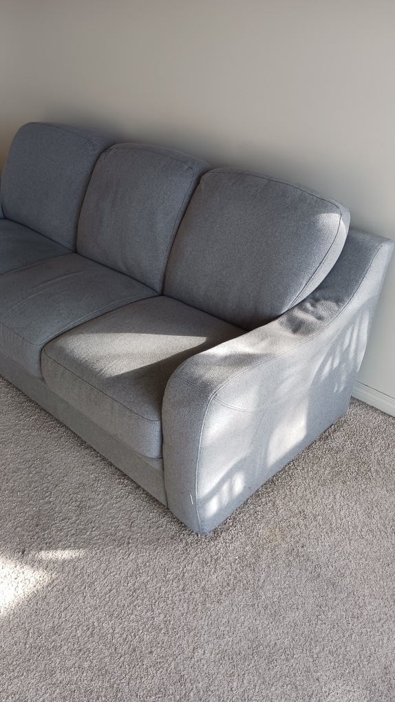 Grey Fabric Sofa sale 2 days left - photo 3