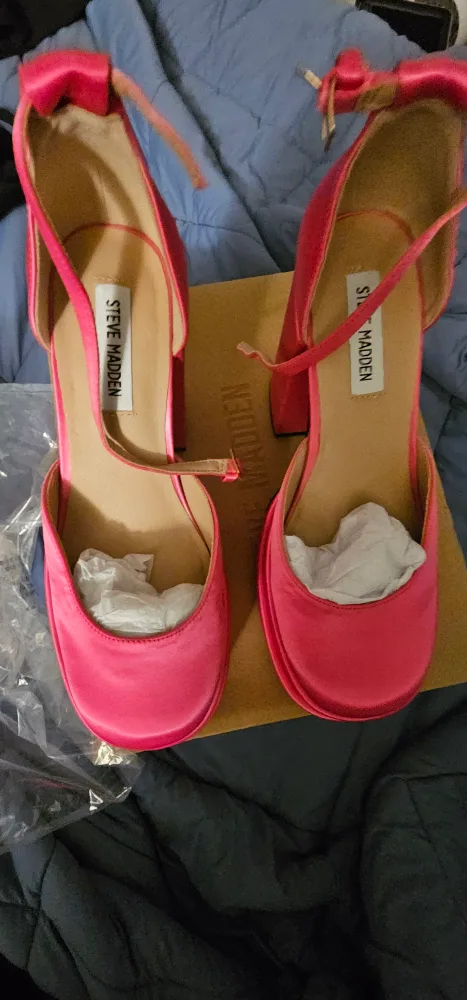 Steve Madden Charlize-R Pink Platform Heels - Size 8.5 image indicator(2)