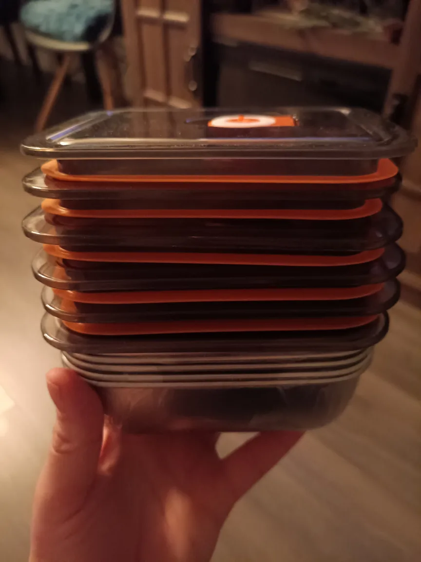 6 Pack Stainless Steel Food Containers with Lids image indicator(2)