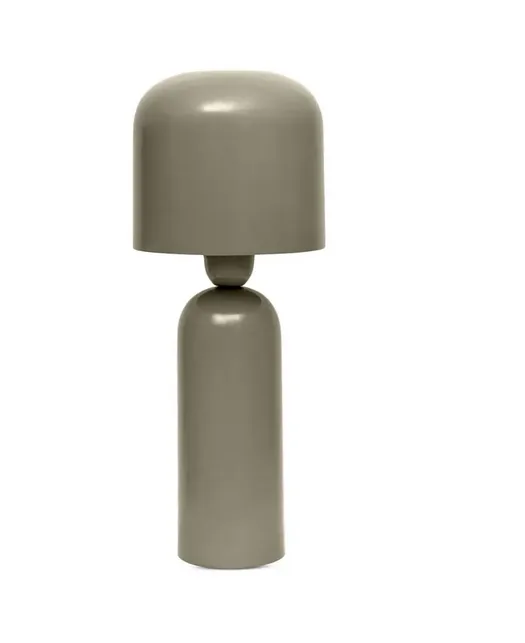 Pair of Moe's Echo Gloss Table Lamps - Taupe image indicator(6)