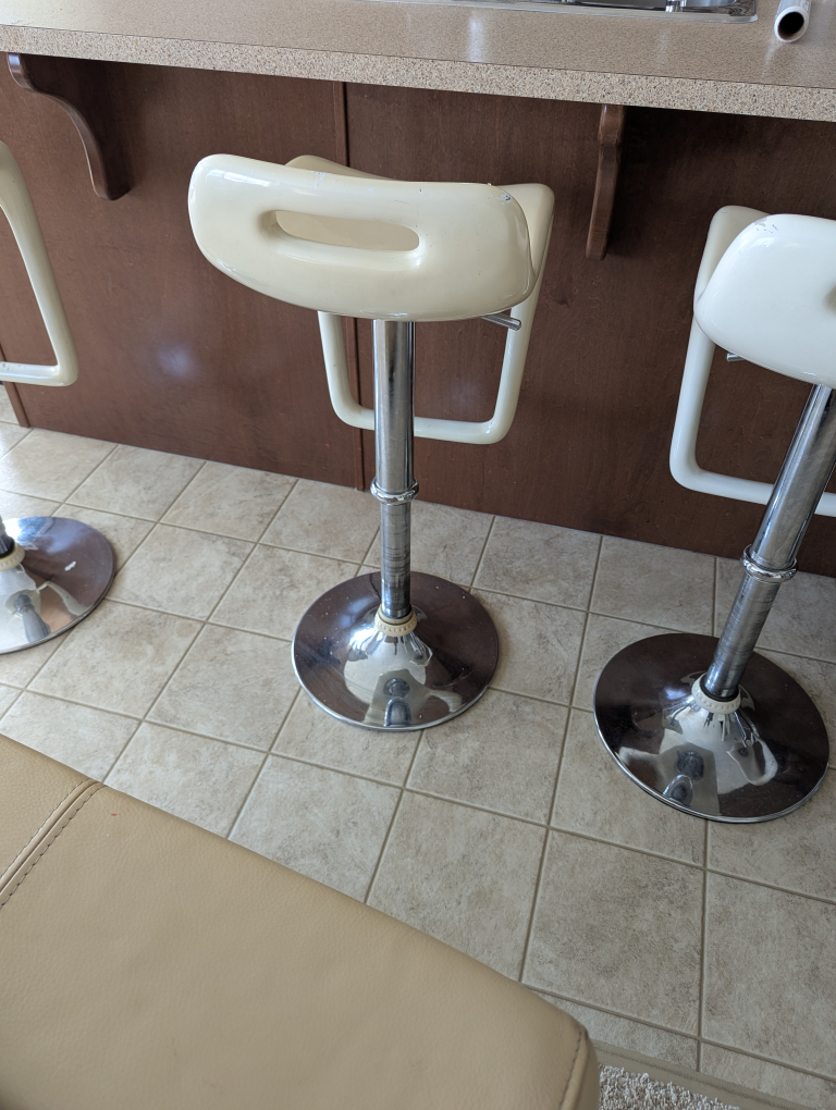 Set of Four Modern Kitchen acrylic Stools - photo 2