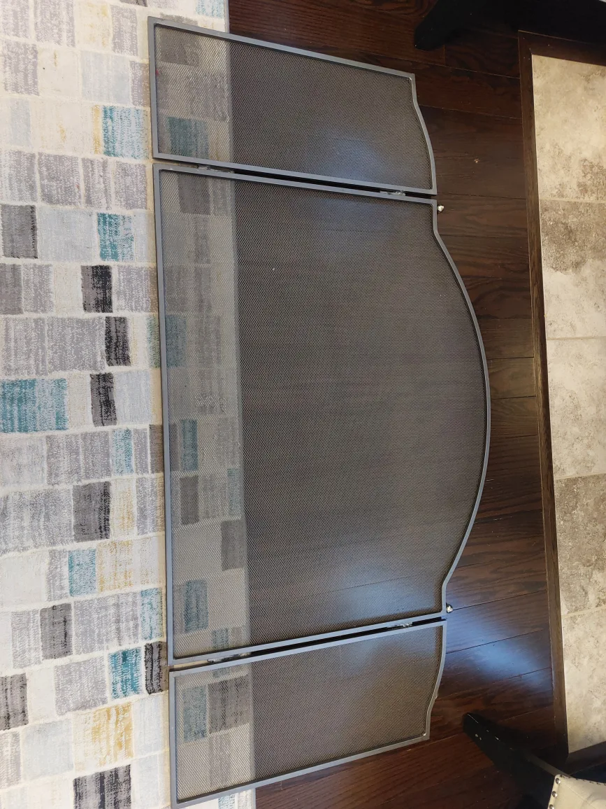 Three-panel Fireplace Screen image indicator(4)