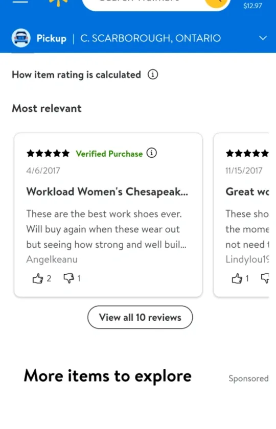 Workload Women's Steel Toe Safety Shoes.Original price $60 image indicator(9)