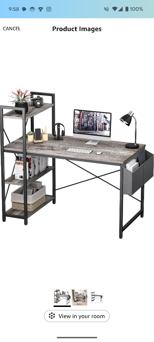 Computer Desk with Bookshelves