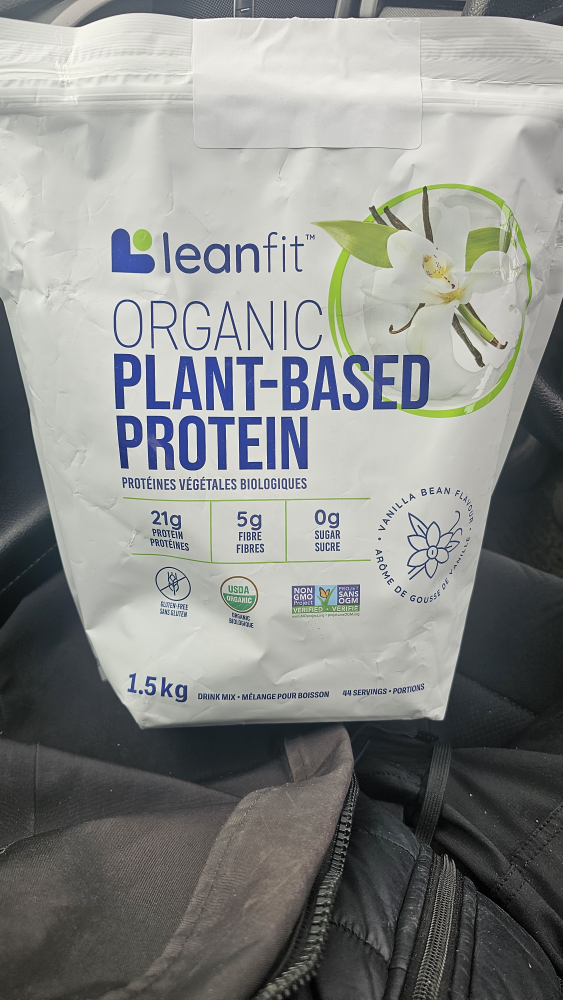 Leanfit Organic Plant-Based Protein Powder - Vanilla Bean