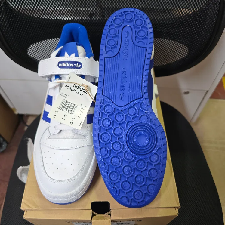 Brand new Adidas Forum Low Blue White in box for sale $129 image indicator(8)