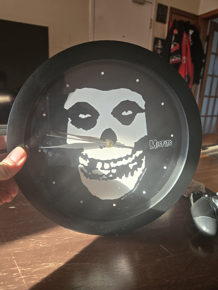 Vintage Misfits Wall Clock