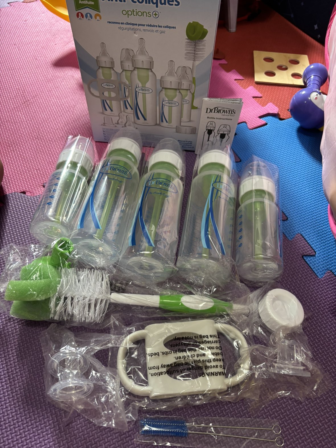 Drbrown anti colic bottles set - photo 2