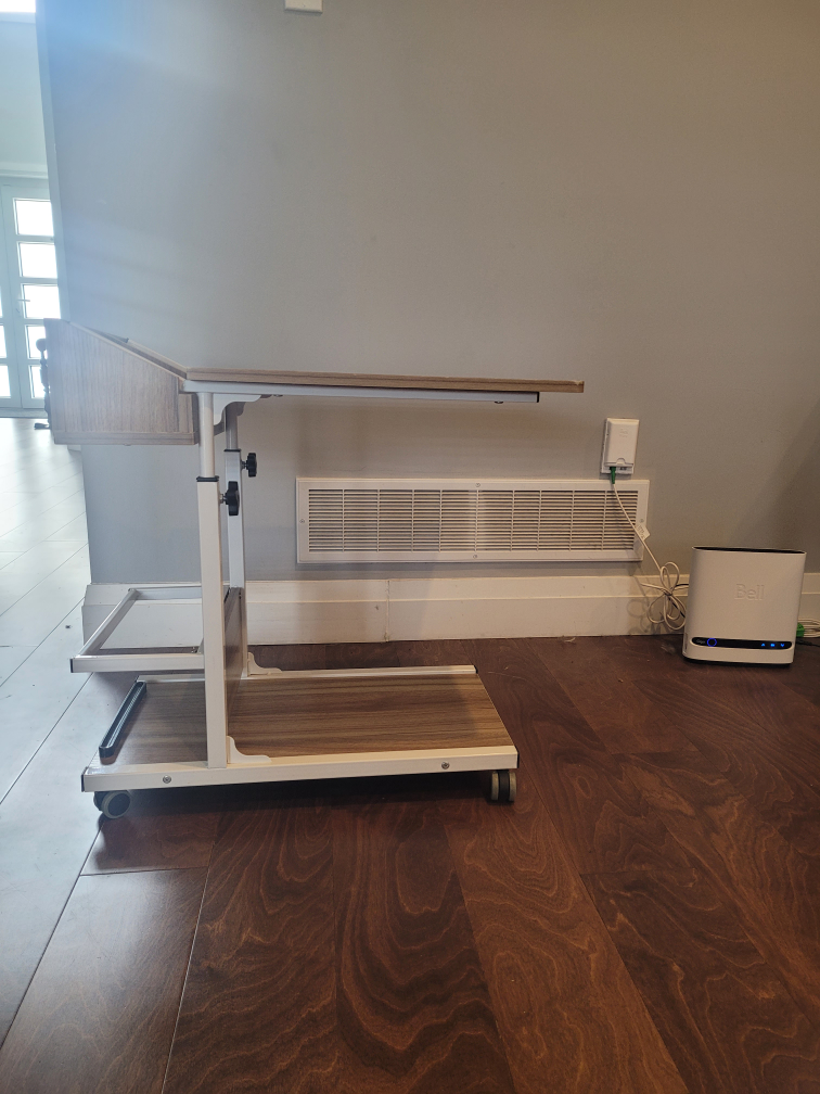 Rolling Laptop Desk with Storage - photo 5
