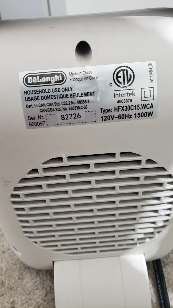 DeLonghi Ceramic Heater - photo 3