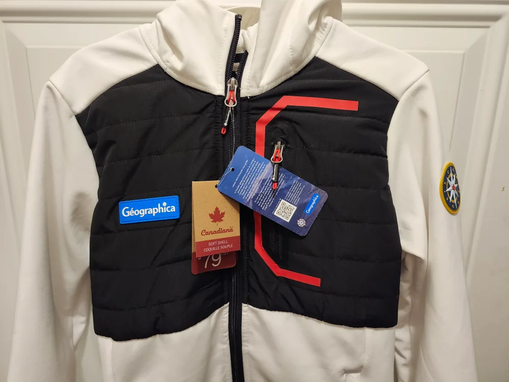 brand new white Canadiana Geographica Soft Shell Jacket image indicator(4)