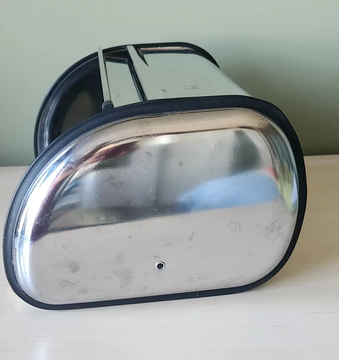 Vintage Stainless Steel Bread Bin image indicator(3)