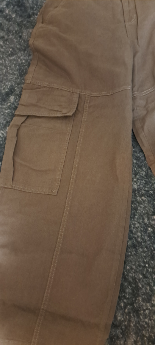 Women's Grey Cargo Pants - photo 3