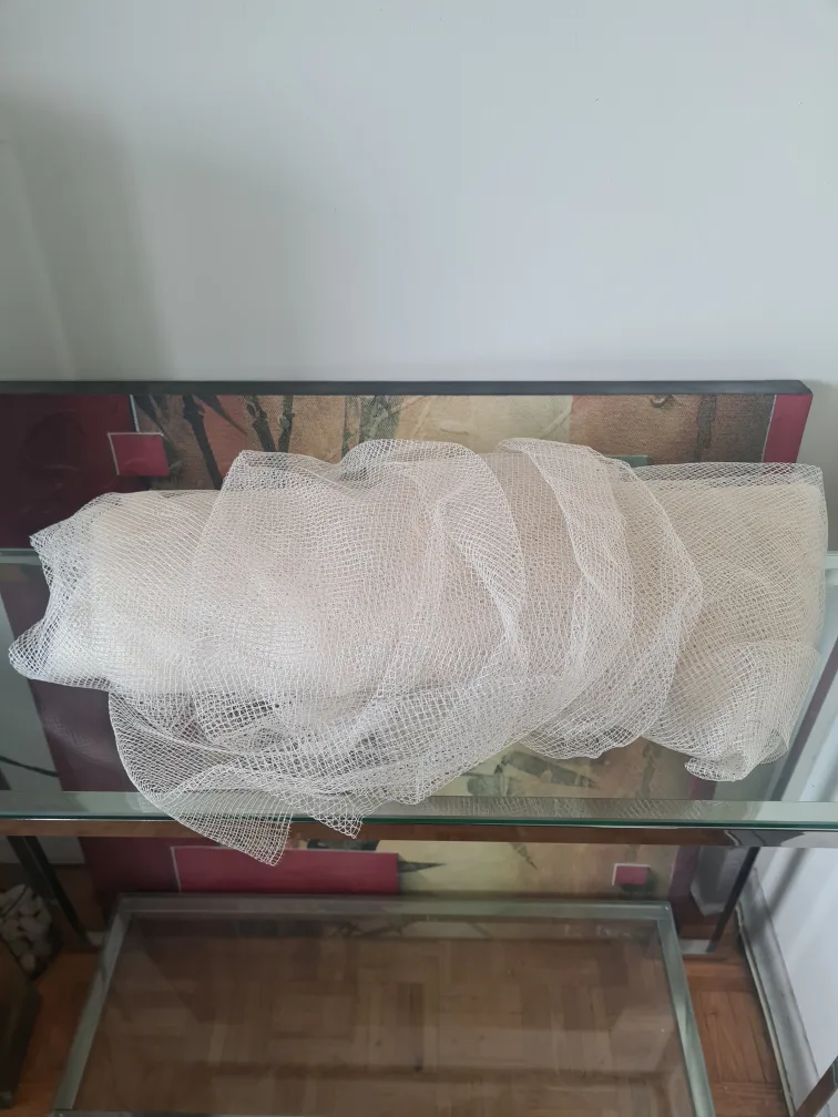 Off-White Mesh Fabric Roll image indicator(2)