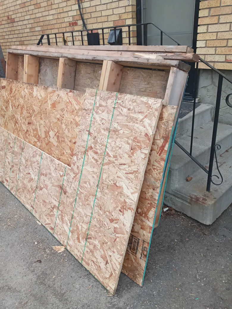 Used Oriented Strand Board (OSB) and Wood Framing thumbnail