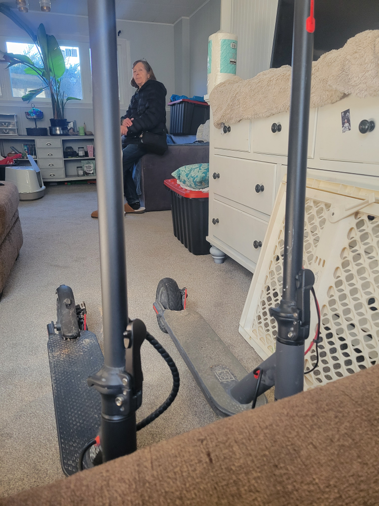2 used electric scootera one great condition one  good condition