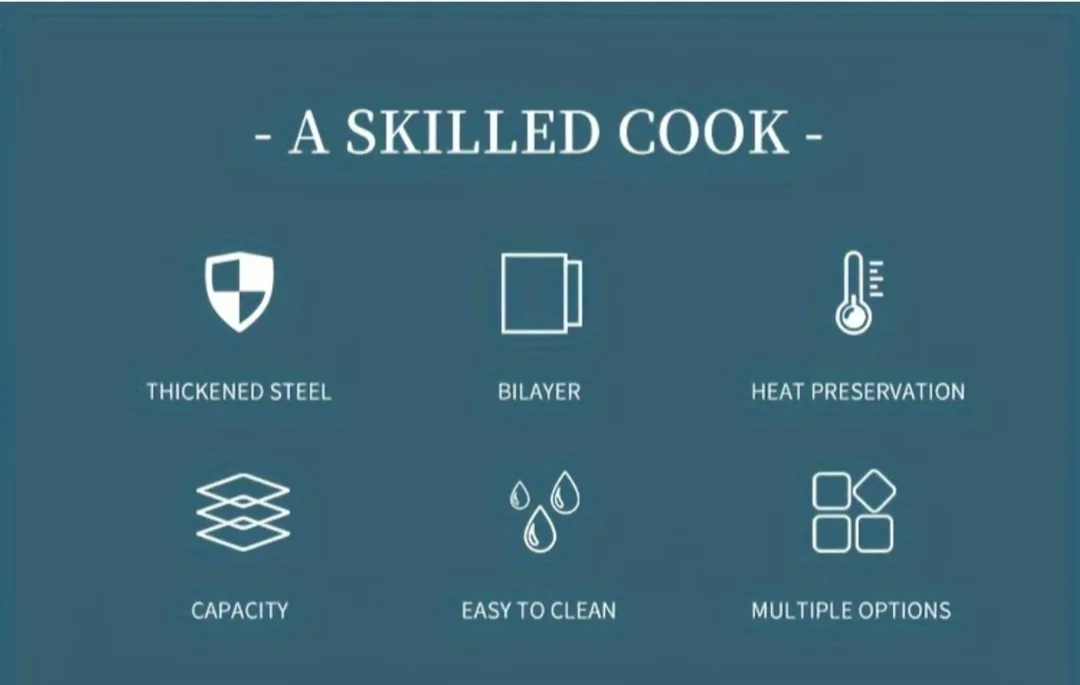 Stainless Steel Lunch Box with Carrying Bag and Cutlery $ 5 image indicator(7)