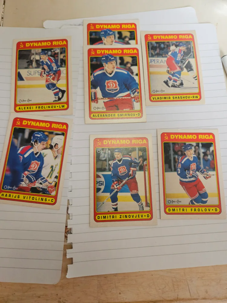 Vintage Soviet Era Hockey Cards - Collection of 20 image indicator(2)