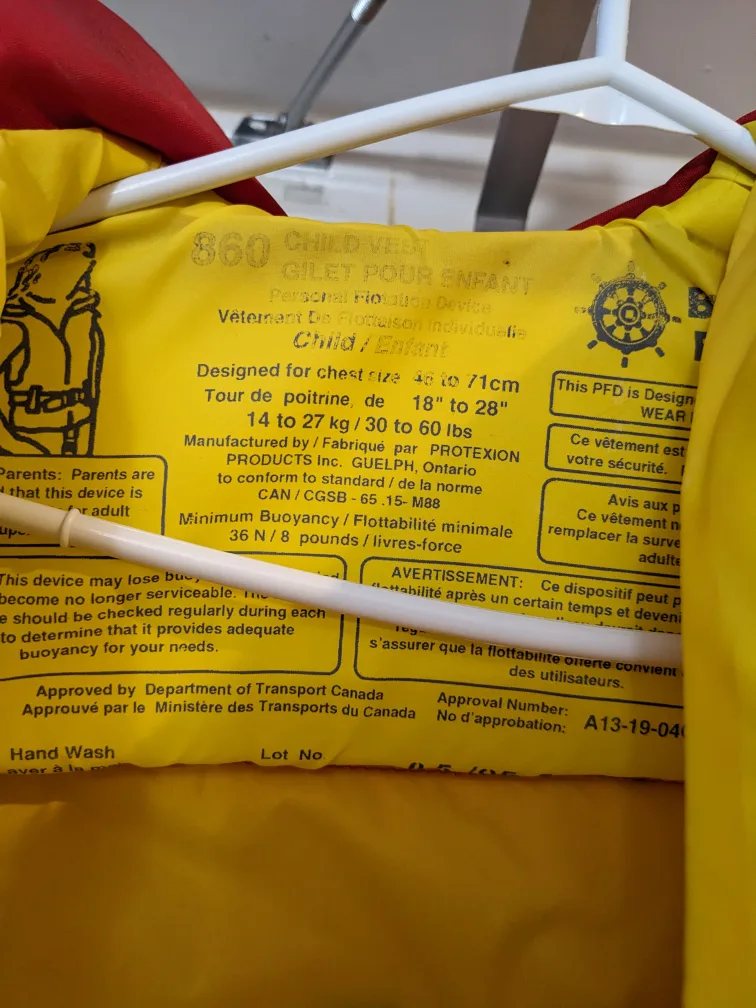 life Jacket for kid 30-60 lbs image indicator(8)