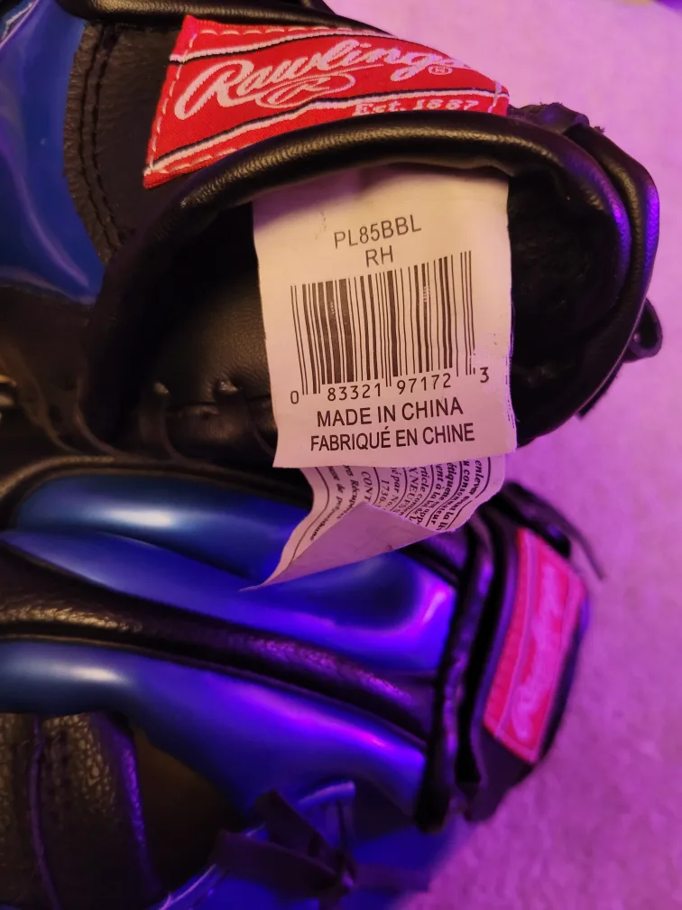 Two Rawlings PL85BBL 8 1/2 inch Youth Baseball Glove image indicator(7)