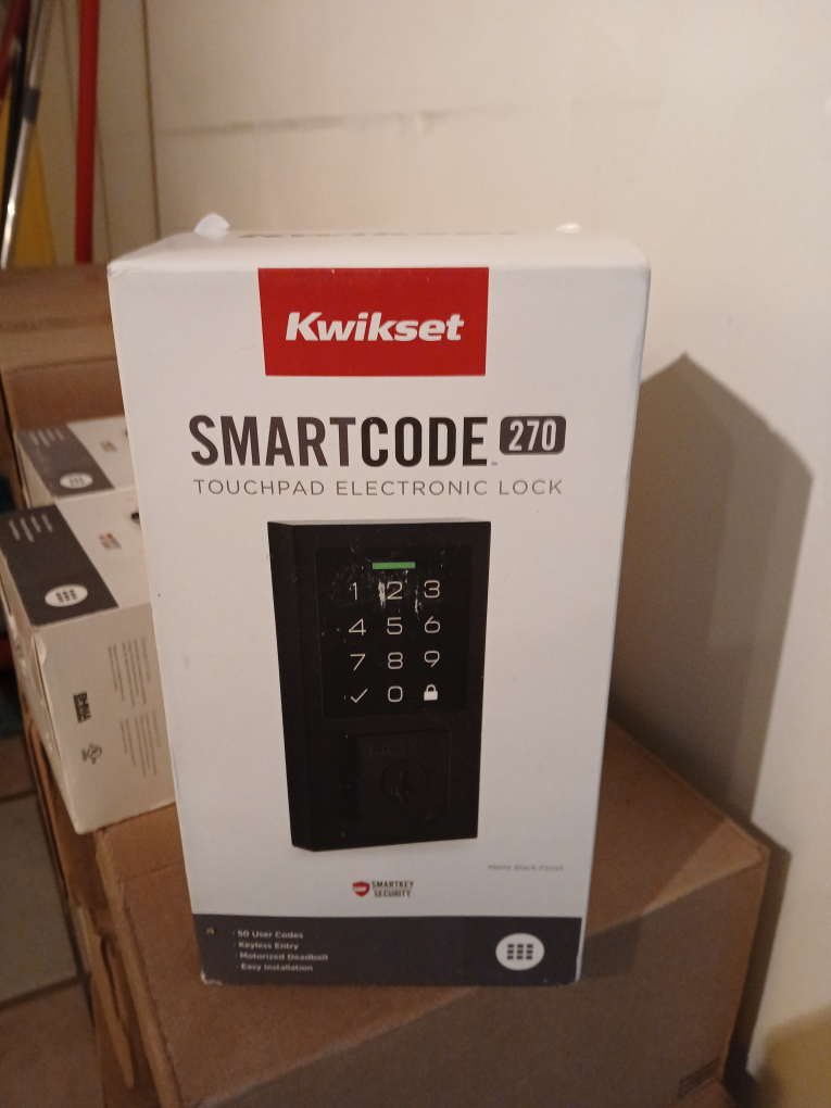 Kwikset SmartCode 270 Touchpad Electronic Lock - New in Box