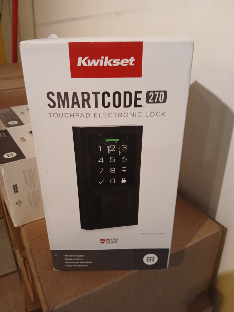 Kwikset SmartCode 270 Touchpad Electronic Lock - New in Box - photo 2