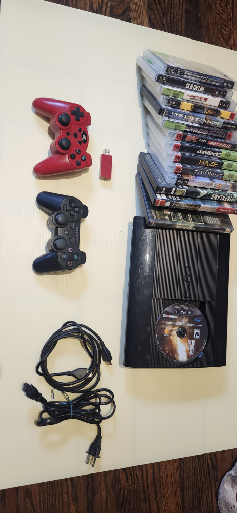 Sony PlayStation 3 Console Bundle with Games and Controllers