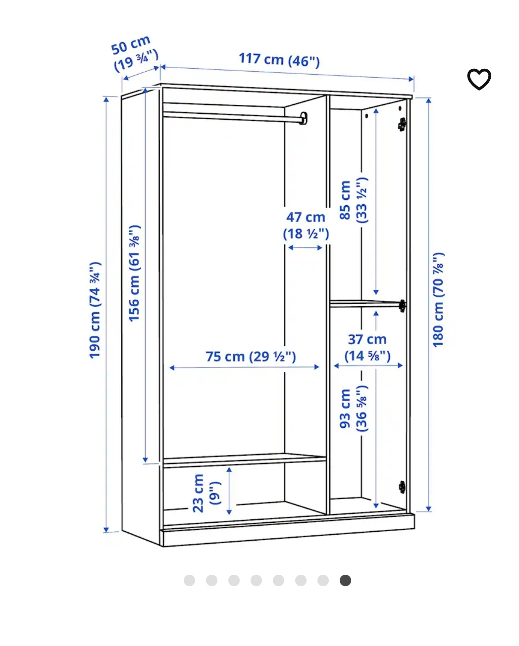 IKEA Brimnes Wardrobe - photo 3