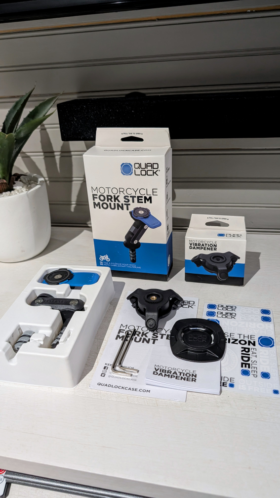 QuadLock Fork Stem Mount & Dampener