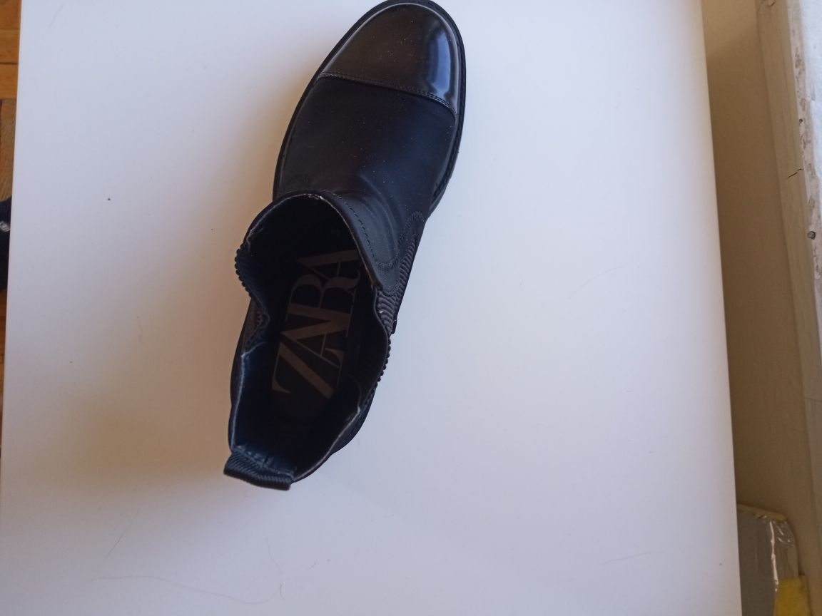 Zara Black Ankle Boots - photo 2