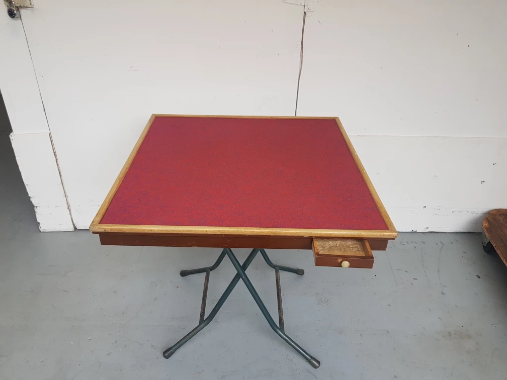 Vintage Folding Games Table - photo 3