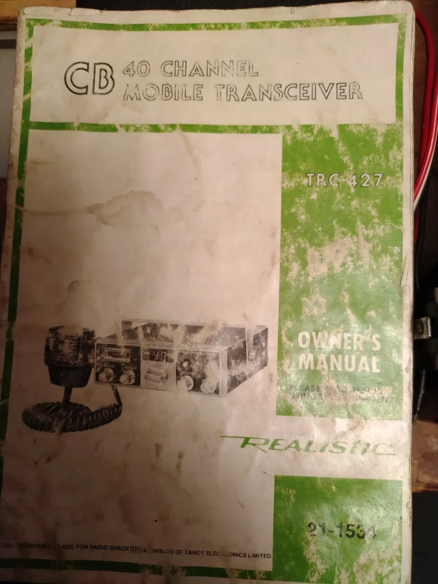 Realistic TRC-430 CB Radio with External Speaker image indicator(4)