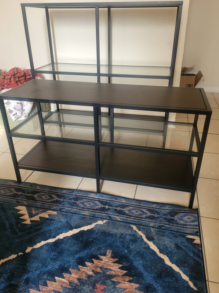 IKEA Lack TV Unit and Lack Shelving Unit - photo 2
