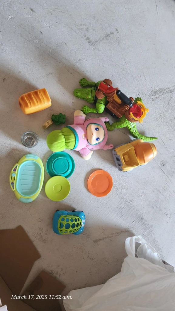 Lot of children's toys and play food#freecycle