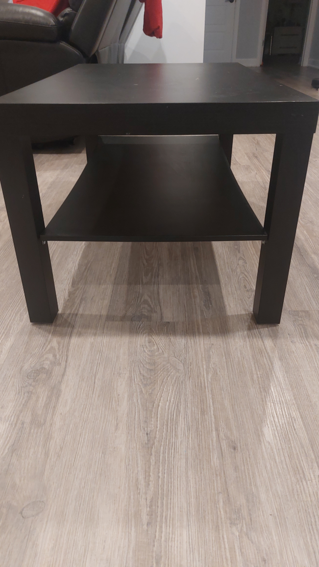 Black Two-Tier Side Table - photo 4