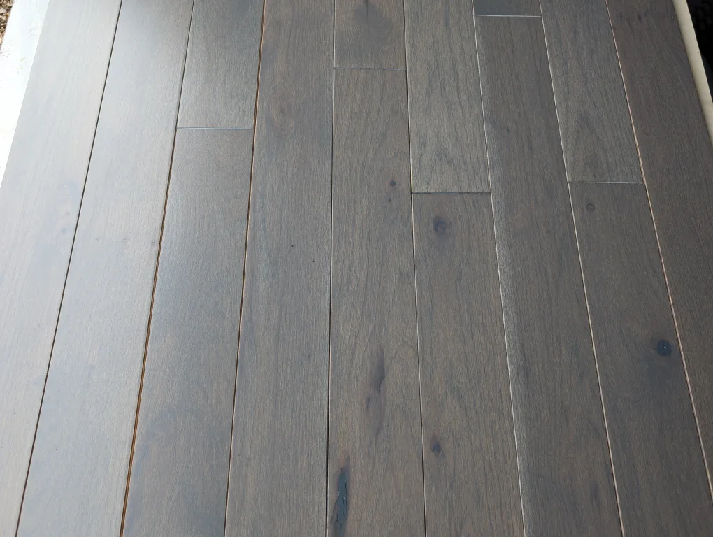 Brand New grey Hickory Slate Hardwood Flooring image indicator(4)