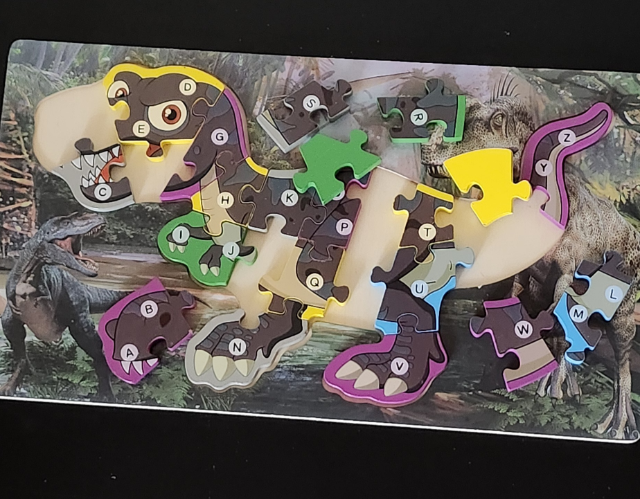 Dinosaur Alphabet Puzzle & TriCounty RV Toy Set - photo 4