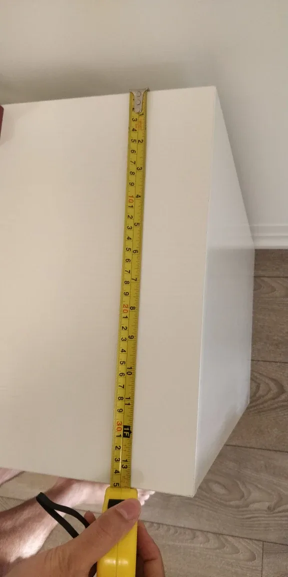 White Storage Cabinet with Drawer - Only a month old image indicator(4)