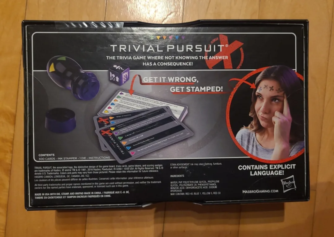 Trivial Pursuit - X Board Game (Brand New) image indicator(2)