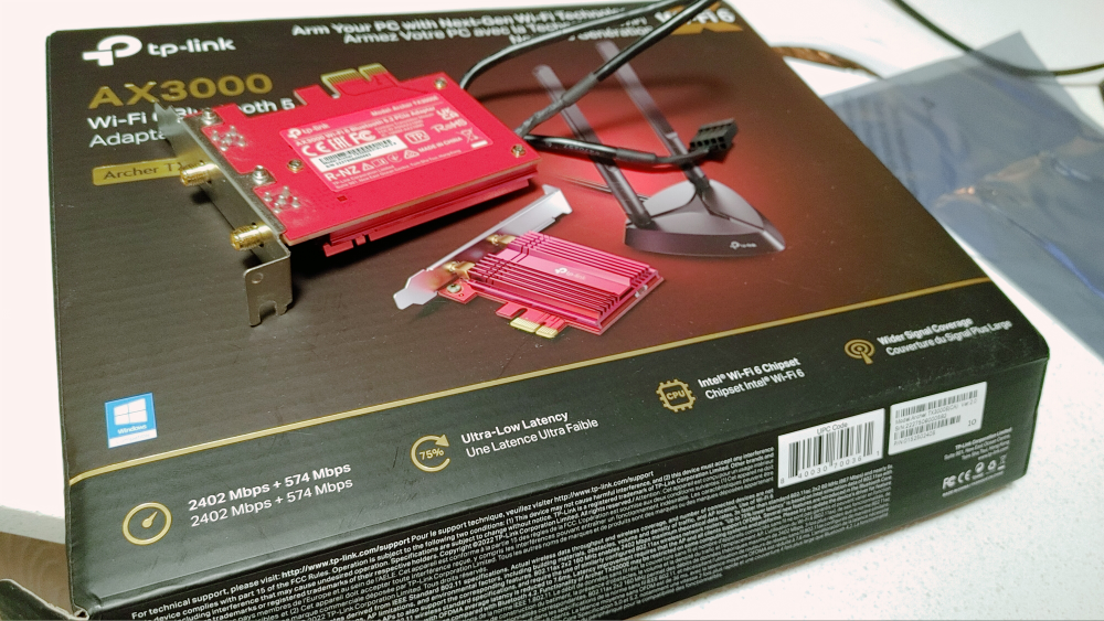 Tp-link Archer TX3000E Wi-Fi 6 PCI card - photo 2
