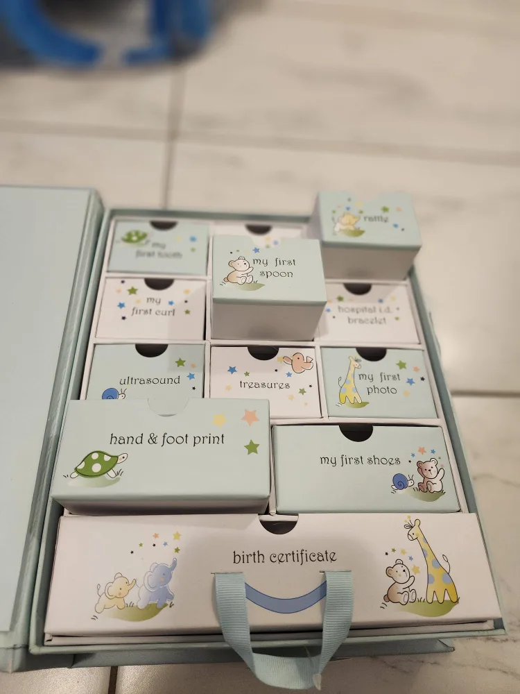 Baby Keepsake Box with Drawers image indicator(2)