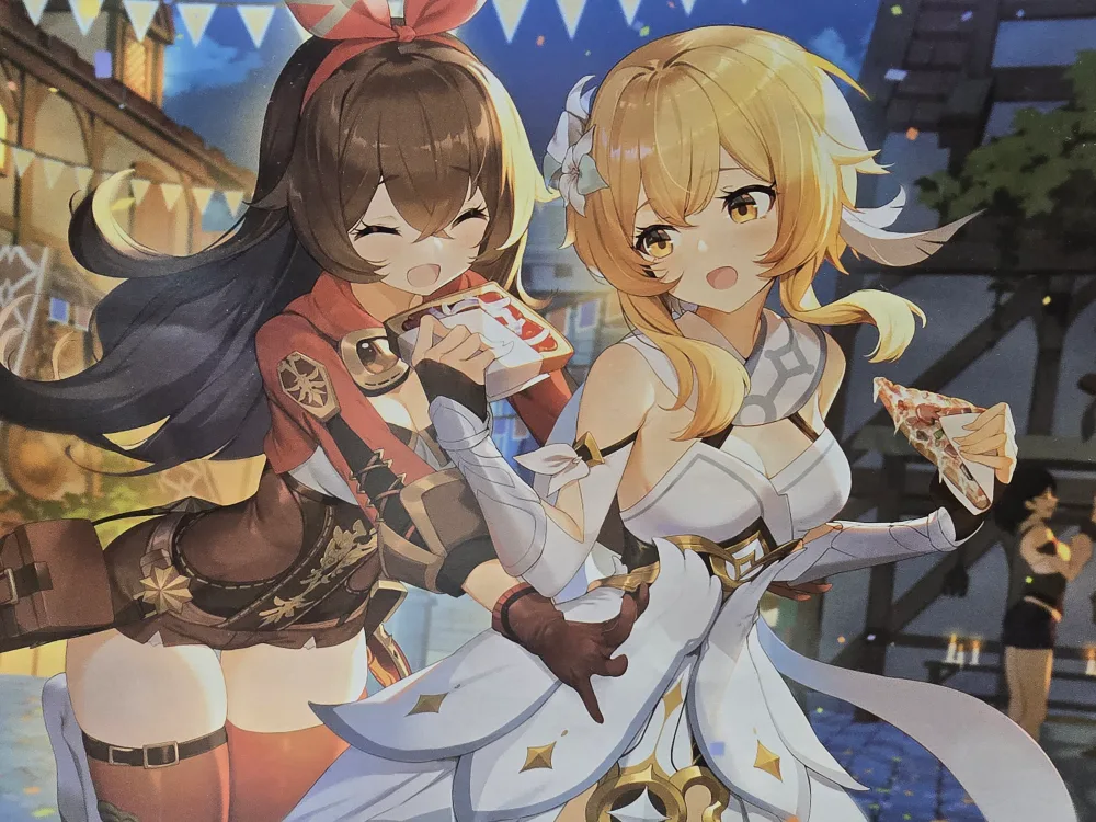 Genshin Impact Lumine and Amber Poster image indicator(2)