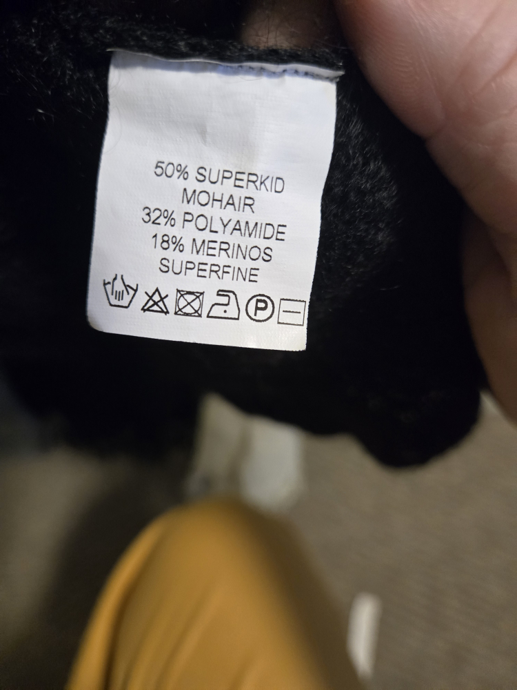 Mes Soeurs et Moi Black Knit Sweater - Size Large - photo 3
