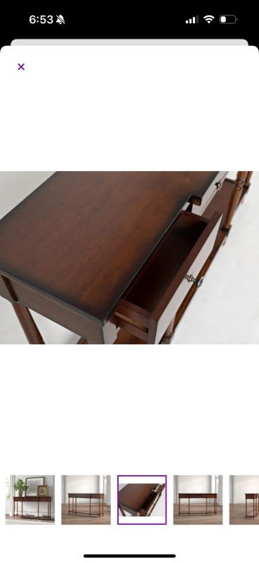 Brand new, still in the box Console Table! - photo 2