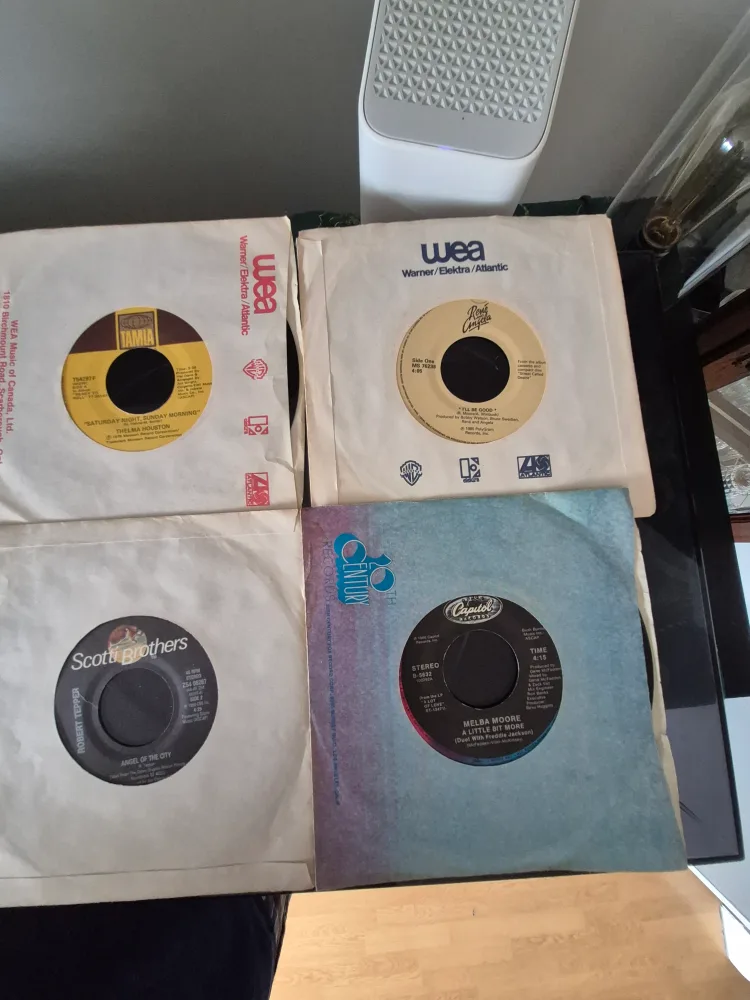 Collection of 45 RPM Vinyl Singles image indicator(10)