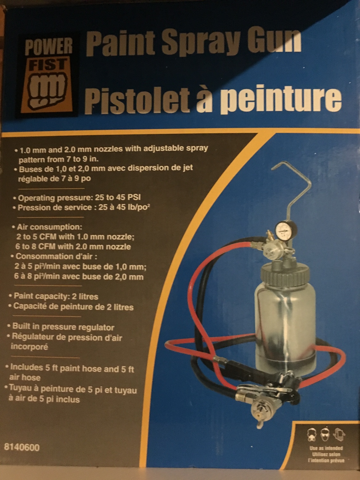 Power Fist Paint Spray Gun BNIB