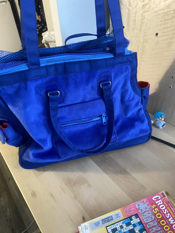 Blue Pet Carrier Tote Bag - photo 5