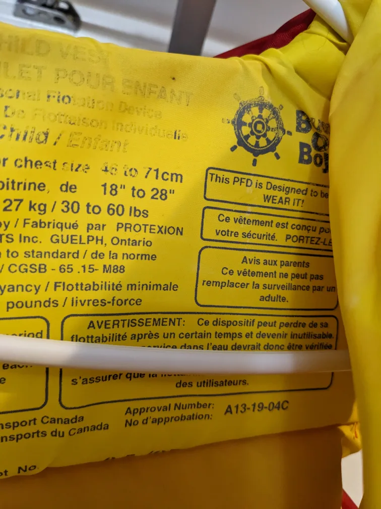 life Jacket for kid 30-60 lbs image indicator(7)