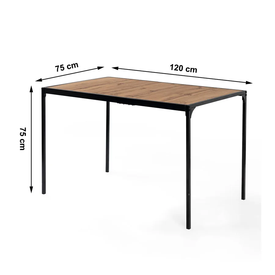 Modern Industrial Dining/Writing Table - 120cm x 75cm image indicator(4)