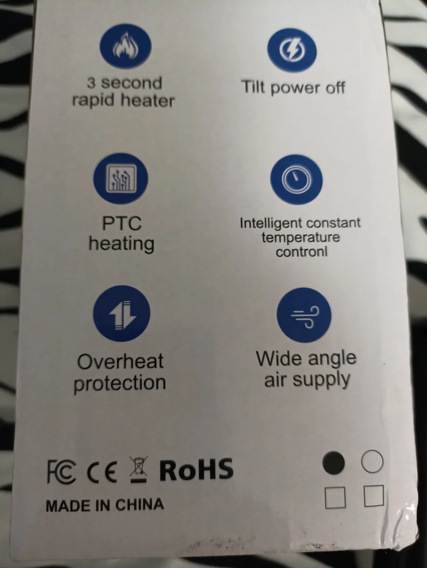Brand New A wall-mounted electric heater with remote image indicator(3)